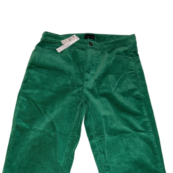 Talbots Green Corduroy Bootcut Womens Pants Size Petite 6 - Picture 4 of 7